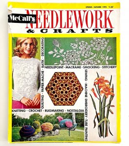 McCall's Needlework Crafts Magazine Ephemera Lot Damaged 1956-1972 For Craft BGS