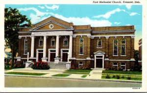 Nebraska Fremont First Methodist Church 1949 Curteich