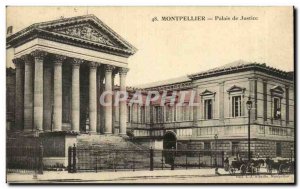 Old Postcard Montpellier Courthouse