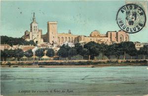 CPA France Avignon 1907 Palais des Papes