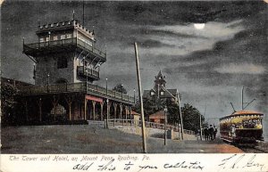 Tower and Hotel on Mt. Penn Reading, Pennsylvania PA  