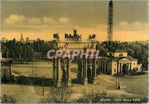 Postcard Modern Milan Arch of Peace