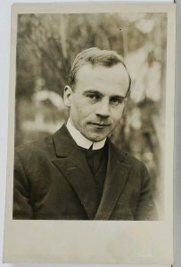 RPPC Priest Minister Father Clergyman Scheiblingkirchen Real Photo Postcard K14