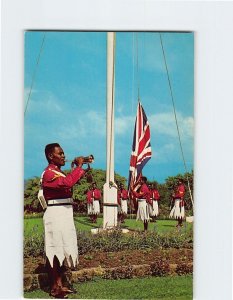 Postcard Government House Guard, Government House, Suva, Fiji