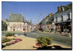 Postcard Modern Square Jupilles Sarthe Ricordeau