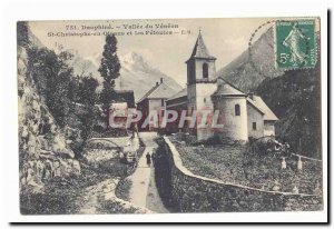 Old Postcard Dauphine St Christophe Veneon the Vallee in Osians and Fétoules