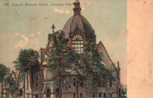 Epworth Memorial Church Cleveland Ohio OH Rotograph Co. Pub. Vintage Postcard