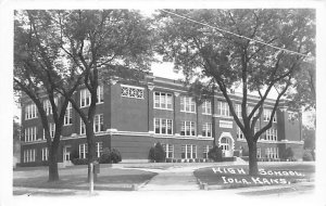 High school real photo Iola Kansas  