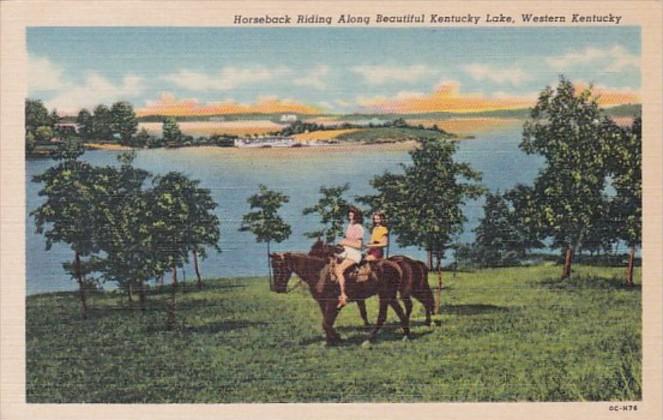 Western Kentucky Horseback Riding Along Kentucky Lake Curteich