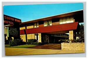 Vintage 1970's Advertising Postcard South Wind Motel US Hwy 23 Columbus Ohio