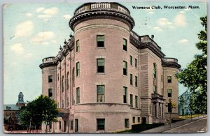 Worcester Massachusetts 1912 Postcard Womens Blub Building