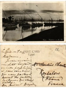 CPA AK EGYPT CAIRO - Dahabia's on the Nile (421867)