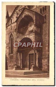 Italia - Italy - Italy - Verona - Protiro Del Duomo - Old Postcard