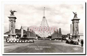 Postcard Old Paris International Exhibition 1937 Triumphal Way Ste Philips