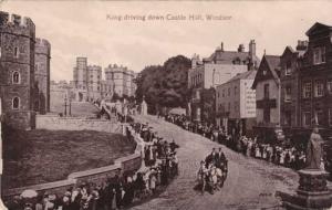 King Driving down Castle Hill Windsor, England DB