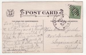 P100 JLs postcard antique 1913 #897 for hand painting