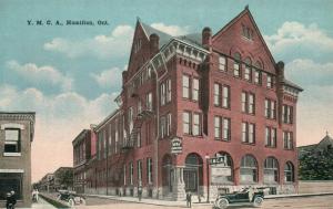 HAMILTON ONT. CANADA Y.M.C.A. ANTIQUE POSTCARD