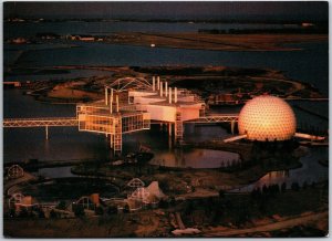 Ontario Place Toronto Ontario Canada 5 Pods Triodetic Dome Postcard