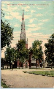 JACKSONVILLE, Illinois IL   State Street PRESBYTERIAN CHURCH  1911   Postcard