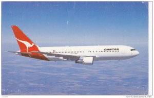 Quantas 767 Extended Range aircraft, in flight, 50-70s