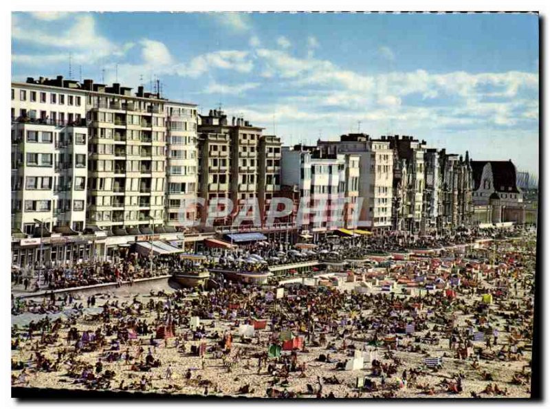 Modern Postcard Oostende Strand Dijk