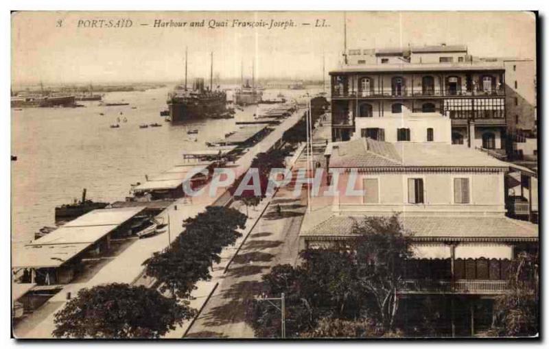 Afrique - Africa - Egypte - Egypt - Port Said - Harbour and Quai Francois Joseph