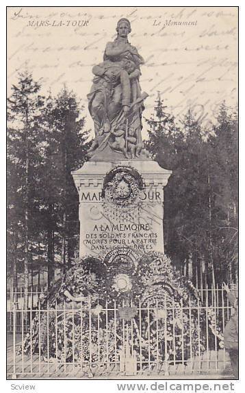 Le Monument, Mars-La-Tour (Meurthe-et-Moselle), France, PU-1905
