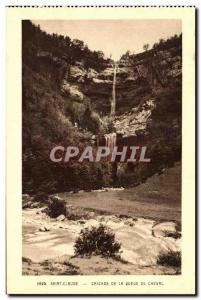 Old Postcard Saint Claude De La Cascade Ponytail