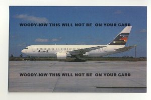 ac251 - Ansett Airlines Boeing 767-277 VH-RMF - postcard