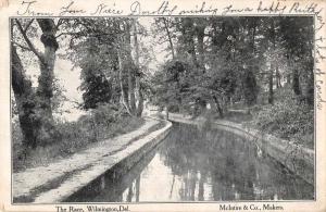 Wilmington Delaware The Race Locks River Canal Antique Postcard J72497