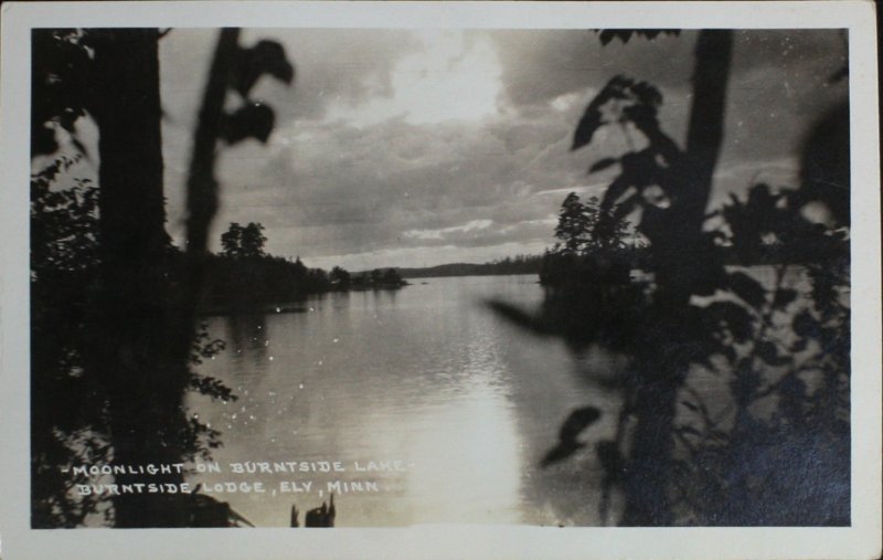 Moonlight on Burntside Lake, Ely Minnesota