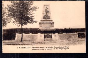 Belgian Fighhters Monument,Waterloo,France BIN