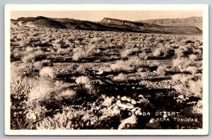 RPPC Nevada Desert Near Tonopah NV C1950s Postcard Z3