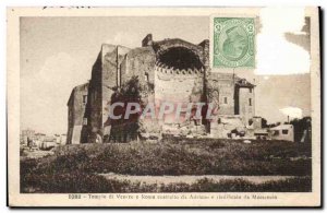 Old Postcard Italy Italia Tempio di Venere e Roma costruito Adriano da da e r...