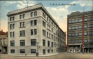 New Castle PA Pennsylvannia Y M C A c1900-20s Vintage Postcard