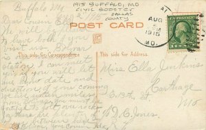 Buffalo Missouri Civic Booster Dallas County 1915 Postcard 20-11322