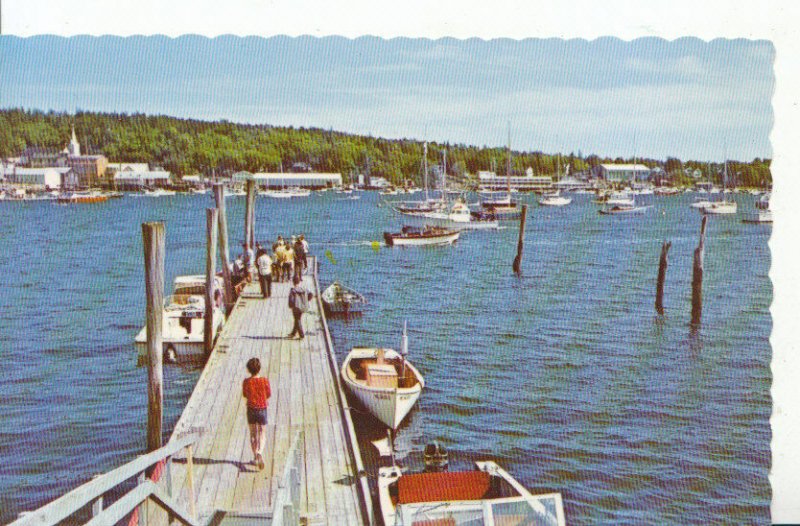 America Postcard - Boothbay Harbor - Maine - Ref 547A