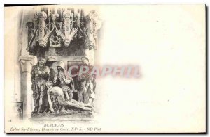 Postcard Old Church St Etienne Beauvais Deposition XV S