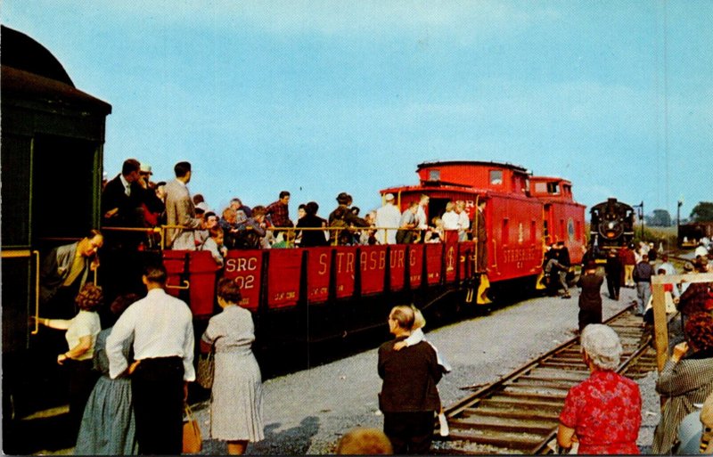 Trains Strasburg Railroad Route 741 Open Air Observation Car