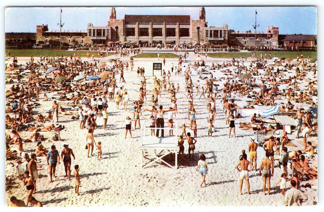Jones Beach West Bathhouse Callisthenics Long Island State Park 1960'S ...