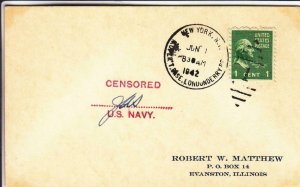 1942,Naval Operating Base, Londonberry, N. Ireland,1c Prexie, See Remark (C3512)