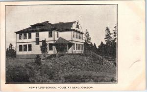 BEND, OR Oregon     NEW   $7,500   SCHOOLHOUSE    c1900s    Postcard