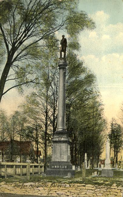 Morgan Monument - Batavia NY, New York - pm 1916 - DB