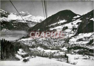 Modern Postcard Saint Gervais les Bains (Haute Savoie) 807 m alt General view...