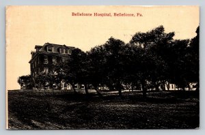1915  Bellefonte Hospital   Pennsylvania Postcard