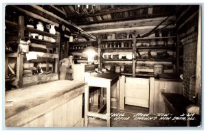 c1940's McNeil Store Now Post Office Lincoln's New Salem IL RPPC Photo Postcard