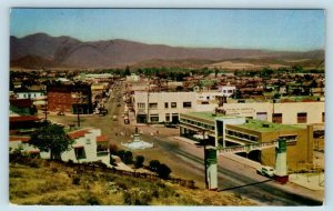 ENSENADA, Baja California Mexico ~ MAIN STREET Aerial View 1956 Postcard
