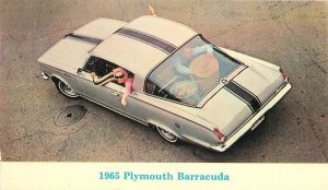 Postcard 1965 Plymouth Barracuda car advertising Transportation 23-11641