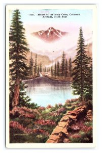 Mount Of The Holy Cross Colorado Altitude 14176 Feet Scenic Postcard