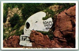 Soapy Smith Skull Skagway Alaska AK UNP Unused WB Postcard I12